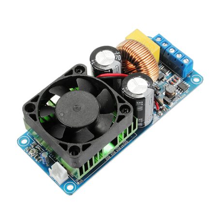 IRS2092S 500W Mono Channel Digital Amplifier Class D HIFI Power Amp Board With FAN 2