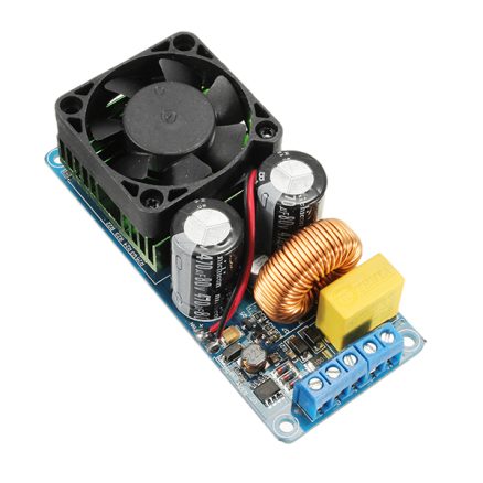 IRS2092S 500W Mono Channel Digital Amplifier Class D HIFI Power Amp Board With FAN 5