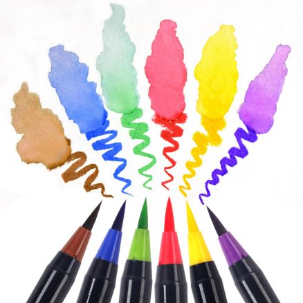 20 Colors Watercolor Drawing Writing Brush Artist Sketch Manga Marker Pen Set 4