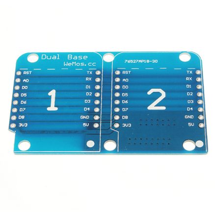 Double Socket Dual Base Shield For D1 Mini NodeMCU ESP8266 DIY PCB D1 Expansion Board 4