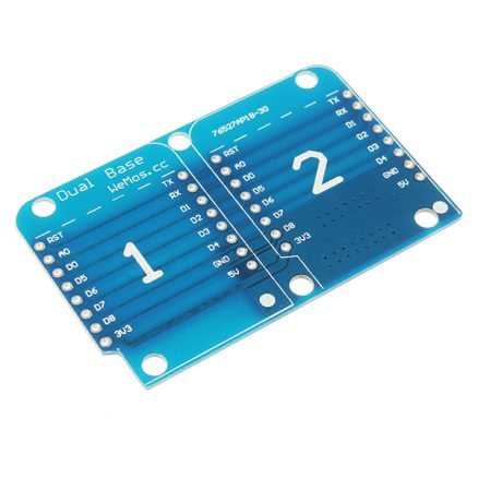 Double Socket Dual Base Shield For D1 Mini NodeMCU ESP8266 DIY PCB D1 Expansion Board 5