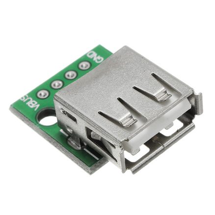 10pcs USB 2.0 Female Head Socket To DIP 2.54mm Pin 4P Adapter Board 2
