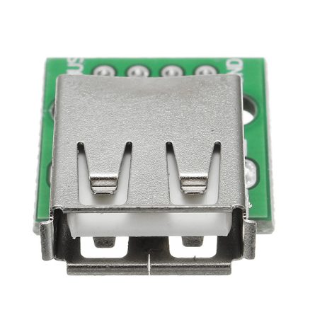 10pcs USB 2.0 Female Head Socket To DIP 2.54mm Pin 4P Adapter Board 5