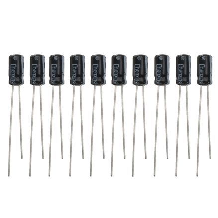 0.22UF-470UF 16V 50V 120pcs 12 Values Commonly Used Electrolytic Capacitors DIP Pack Meet The Lead Free Standard Each Value 10pcs 2