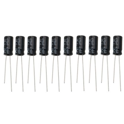 0.22UF-470UF 16V 50V 120pcs 12 Values Commonly Used Electrolytic Capacitors DIP Pack Meet The Lead Free Standard Each Value 10pcs 3