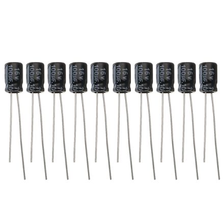 0.22UF-470UF 16V 50V 120pcs 12 Values Commonly Used Electrolytic Capacitors DIP Pack Meet The Lead Free Standard Each Value 10pcs 4