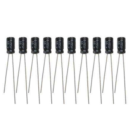 0.22UF-470UF 16V 50V 120pcs 12 Values Commonly Used Electrolytic Capacitors DIP Pack Meet The Lead Free Standard Each Value 10pcs 5