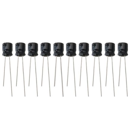 0.22UF-470UF 16V 50V 120pcs 12 Values Commonly Used Electrolytic Capacitors DIP Pack Meet The Lead Free Standard Each Value 10pcs 7