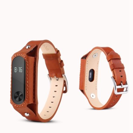 Colorful Leather Replacement Wrist Strap for Xiaomi Miband 2 Wristband 4