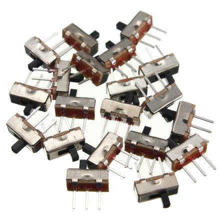 60pcs SS12D00G3 2 Position SPDT 1P2T 3 Pin PCB Panel Mini Vertical Slide Toggle Switch 3