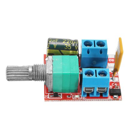 5Pcs 5V-30V DC PWM Speed Controller Mini Electrical Motor Control Switch LED Dimmer Module 2