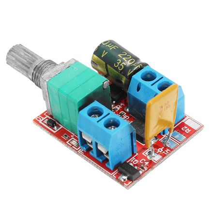 5Pcs 5V-30V DC PWM Speed Controller Mini Electrical Motor Control Switch LED Dimmer Module 3