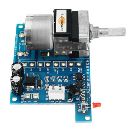 AC/DC 9V Infrared Remote Control Volume Controller Board ALPS Pre Potentiometer 4