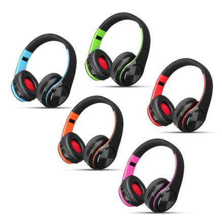 Portable Wireless Hifi Stereo bluetooth Sports Headphone Headset Mic SD AUX 2