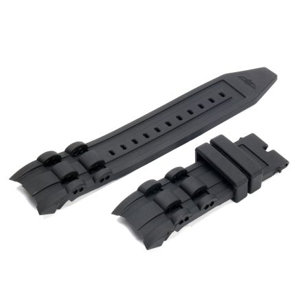 Replacement 220mm 26mm Black Rubber Watch Band Strap for Invicta Pro Diver 4