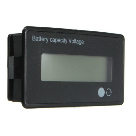 3Pcs 12V/24V/36V/48V 8-70V LCD Acid Lead Lithium Battery Capacity Indicator Digital Voltmeter 4