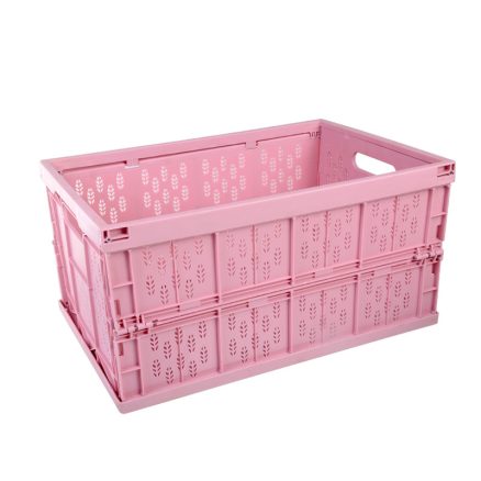 Household Car Foldable Heavy Duty Durable Plastic Storage Box Organizer Basket Water Bucket 4