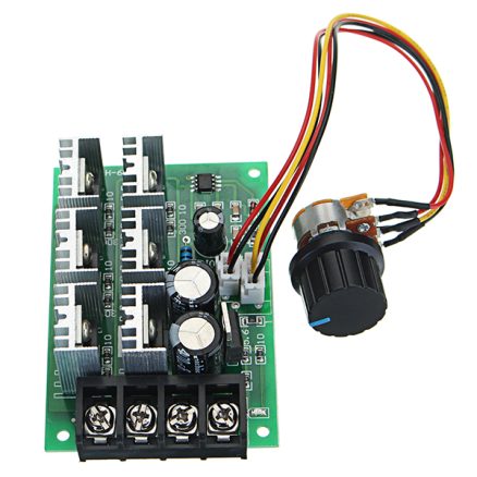 DC 9-55V 40A 2000W PWM DC Motor Pump Speed Regulator High Power Speed Controller 9V 12V 24V 36V 48V 2