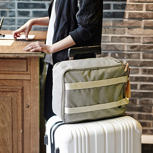 Contracted Style Men Fashion Canvas Luggage Bag Waterproof Storage Bag Handbag Shoulder Bag Travel