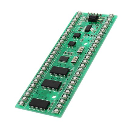DC 5V To 6V 250mA RGB Double Channel Double 24 LED Level Indicator MCU With Adjustable Display Mode 3