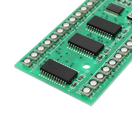 DC 5V To 6V 250mA RGB Double Channel Double 24 LED Level Indicator MCU With Adjustable Display Mode 6