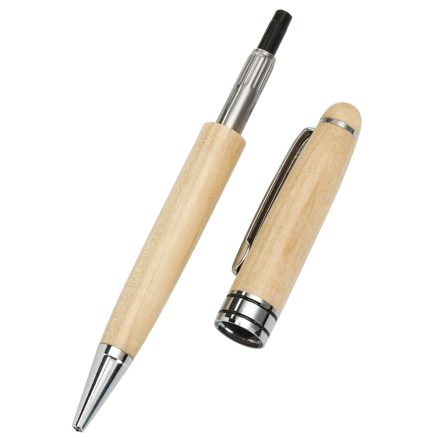 0.7mm Wooden Engraved Ballpoint Pen WIth Gift Box For Kids Students Children School Writing Gift - Image 5