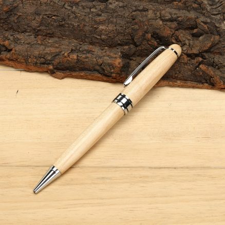 0.7mm Wooden Engraved Ballpoint Pen WIth Gift Box For Kids Students Children School Writing Gift - Image 6