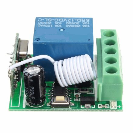 10pcs DC12V 10A 1CH 433MHz Wireless Relay RF Remote Control Switch Receiver Board 6