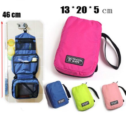 Waterproof Portable Makeup Travel Toiletry Organizer Hanging Wash Cosmetic Bag 7