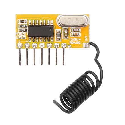 433.92 MHz Superheterodyne Learning Receiver Module Wireless Receiving Board with Decoding Receiver 2