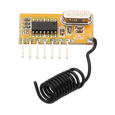 433.92 MHz Superheterodyne Learning Receiver Module Wireless Receiving Board with Decoding Receiver 3