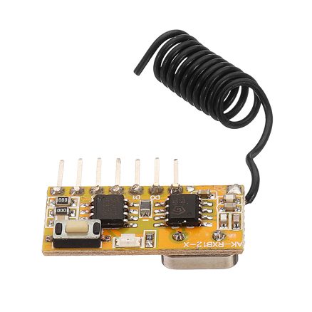 433.92 MHz Superheterodyne Learning Receiver Module Wireless Receiving Board with Decoding Receiver 7