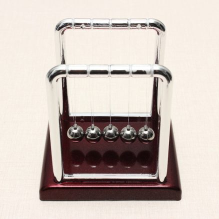 STEM Small Size Cradle Steel Balance Ball Physics Pendulum Toys 2