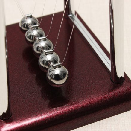 STEM Small Size Cradle Steel Balance Ball Physics Pendulum Toys 5