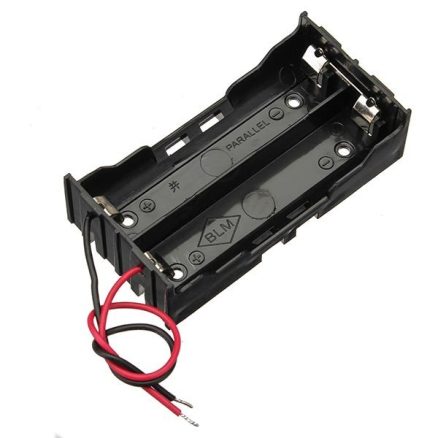 3pcs DIY DC 7.4V 2 Slot Double Series 18650 Battery Holder Battery Box With 2 Leads - Image 3