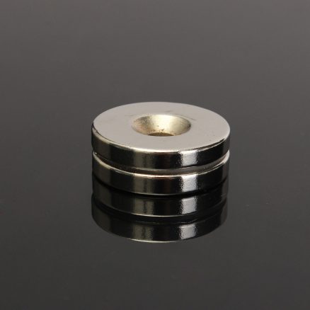 2pcs N50 30mm x 5mm Strong Round Magnets 5mm Hole Rare Earth Neodymium Magnets - Image 2