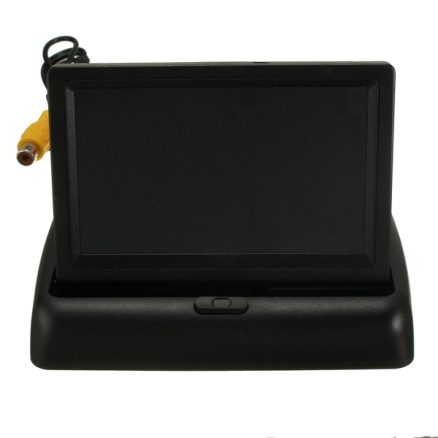 Car Wireless IR Rear View Backup Reversing Camera Kit Foldable LCD 4.3 Inch Monitor - Image 2