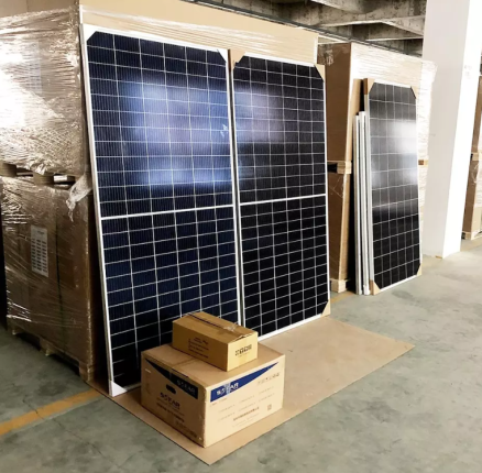 Sunway high quality 9bb solar panels 405w half-cell panels solar 400w mono solar panels 5