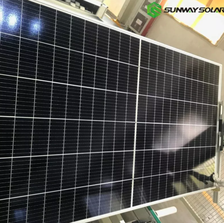 Sunway high quality 9bb solar panels 405w half-cell panels solar 400w mono solar panels 3