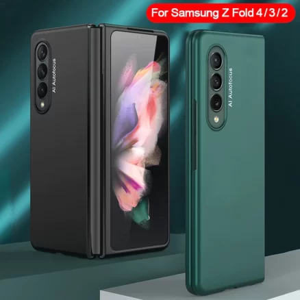 Luxury Ultra Thin Case for Samsung Galaxy Z Fold 4 3 2 5G Case Matte Hard Plastic Slim Case For Galaxy Z Fold 4 3 2 Fold4 Cover 1