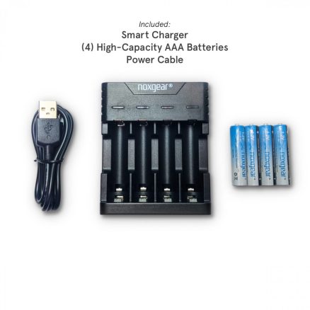 Smart Charger with (4) AAA Batteries 4