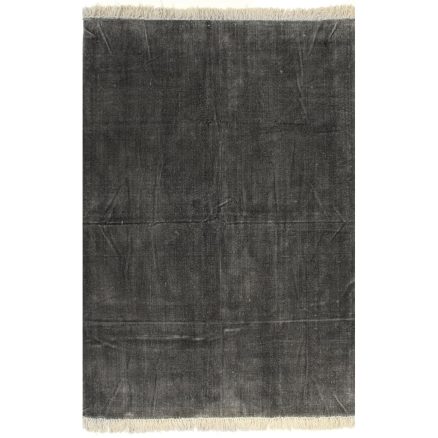 Kilim Rug Cotton 160x230 Cm Anthracite