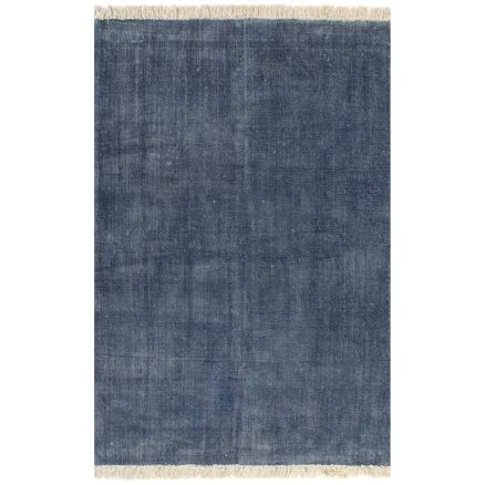 Kilim Rug Cotton 200x290 Cm Blue