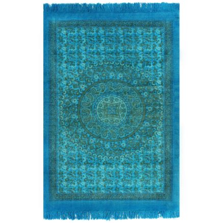 Kilim Rug Cotton 120x180 Cm With Pattern Turquoise