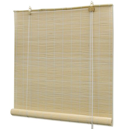 Natural Bamboo Roller Blinds 100 X 160 Cm 1