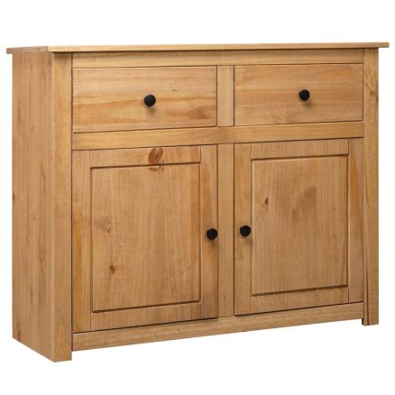 Sideboard 93x40x80 Cm Solid Pinewood