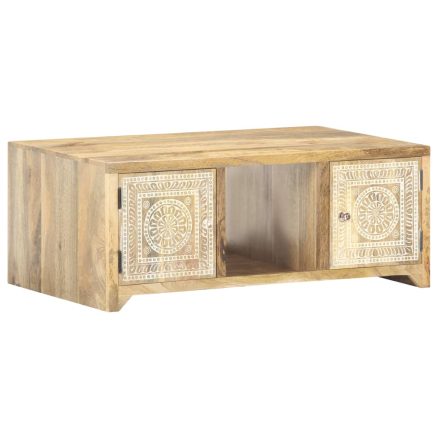 Coffee Table 90x50x35 Cm Mango Wood