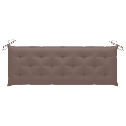 Garden Bench Cushion Taupe 150x50x7 Cm Fabric 1