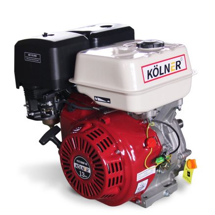 Kolner 13hp 25.4mm Horizontal Key Shaft Q Type Petrol Engine - Recoil Start 1