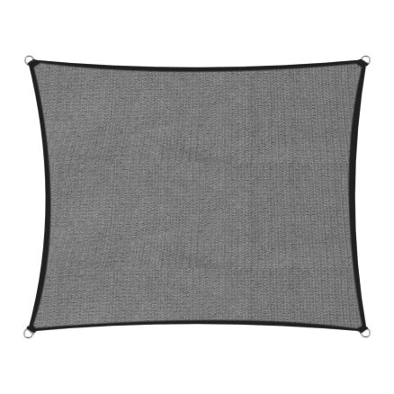 Wallaroo Outdoor Sun Shade Sail Canopy Grey Square 4 x 4M 1